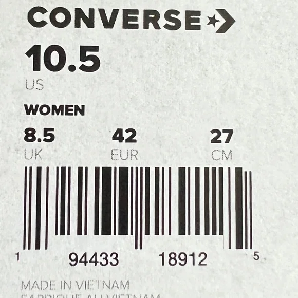 NWT Converse Chuck Taylor All Star Lift Platform Women’s Shoes - Picture 8 of 8